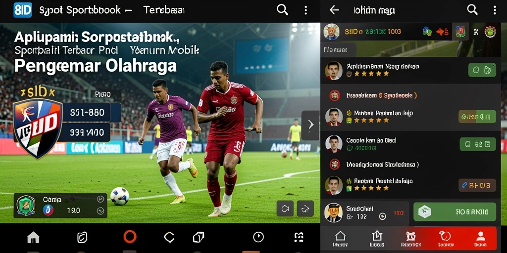 Screenshot 8ID menampilkan berbagai jenis taruhan olahraga yang menarik.