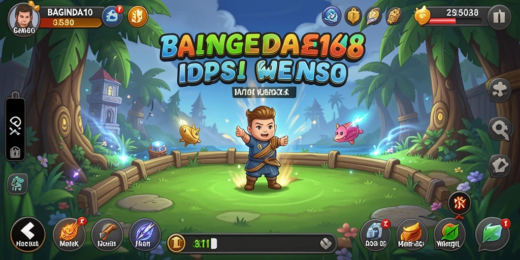 Screenshot gameplay BAGINDA168 dengan aksi Idle yang menarik.
