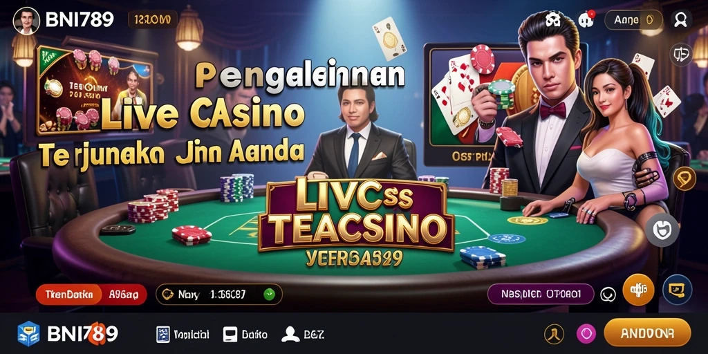 Tampilan permainan langsung dari BNI789 yang seru dan interaktif.