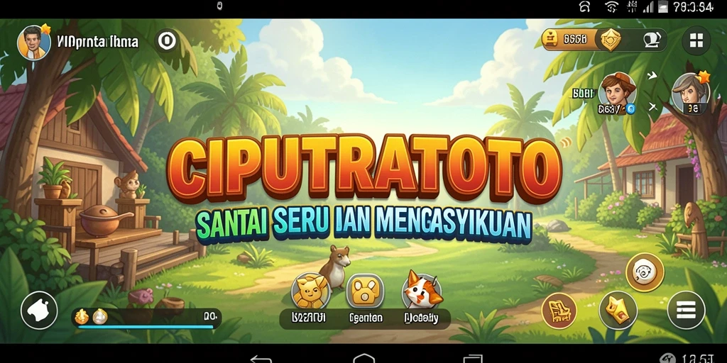 Tampilan gameplay <strong>CIPUTRATOTO</strong> yang penuh warna dan menarik.