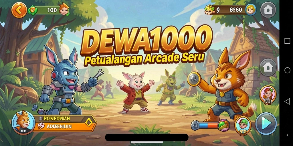 Tampilan seru gameplay DEWA1000 yang menarik perhatian.