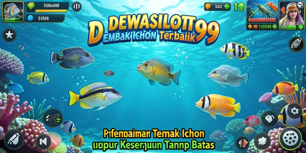 Screenshot utama DEWASLOT99 menampilkan keseruan berburu ikan.