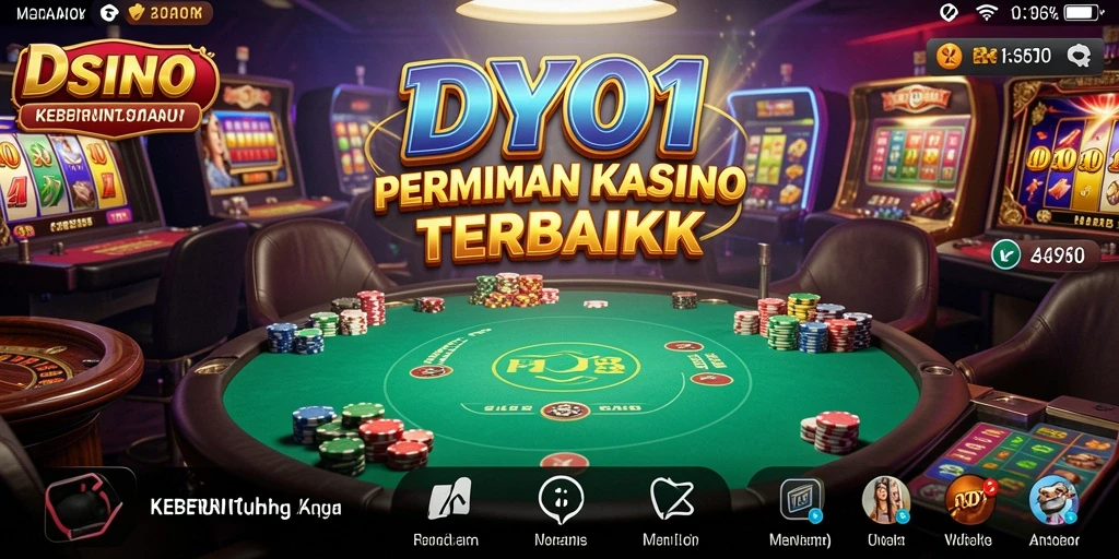 Tampilan gameplay Kasino yang mendebarkan dengan grafis menawan.