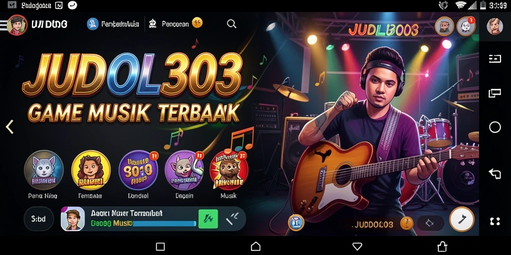 Tampilan gameplay JUDOL303 yang menarik dan penuh warna.