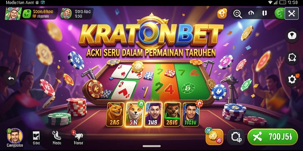 Tampilan menegangkan dalam KRATONBET dengan aksi taruhan yang intens.