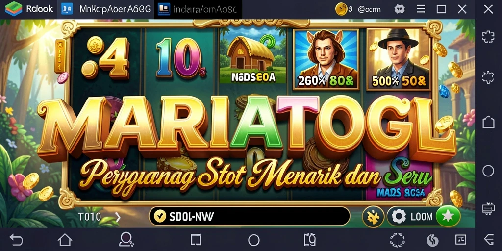 Screenshot MARIATOGL yang menampilkan gameplay seru game Slot.