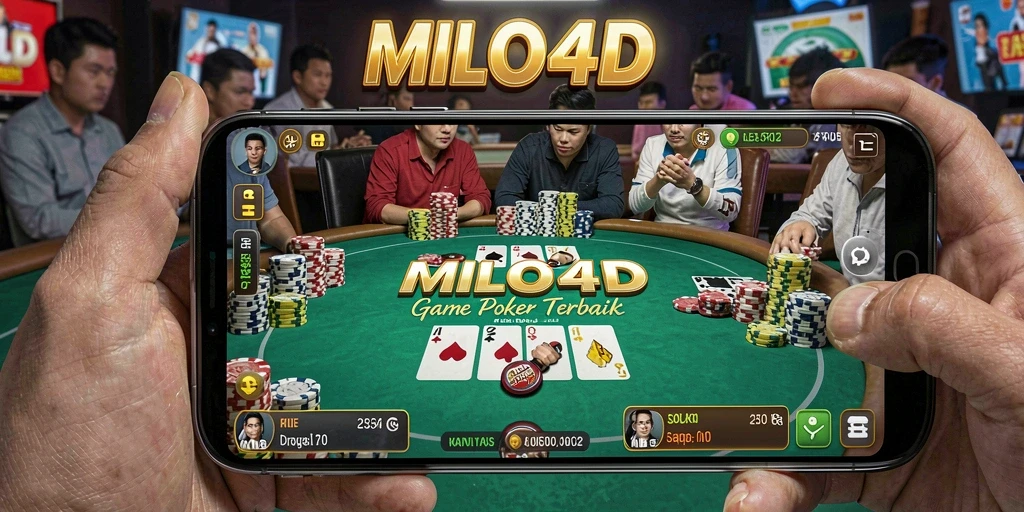 Tampilan gameplay Poker yang menarik di MILO4D.