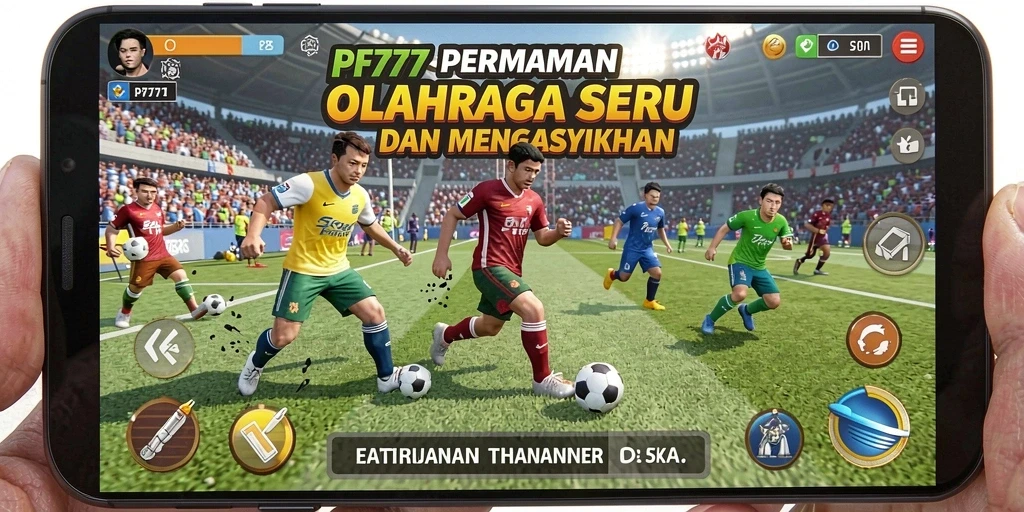 Tampilan seru dari gameplay PF777 dalam pertandingan olahraga.