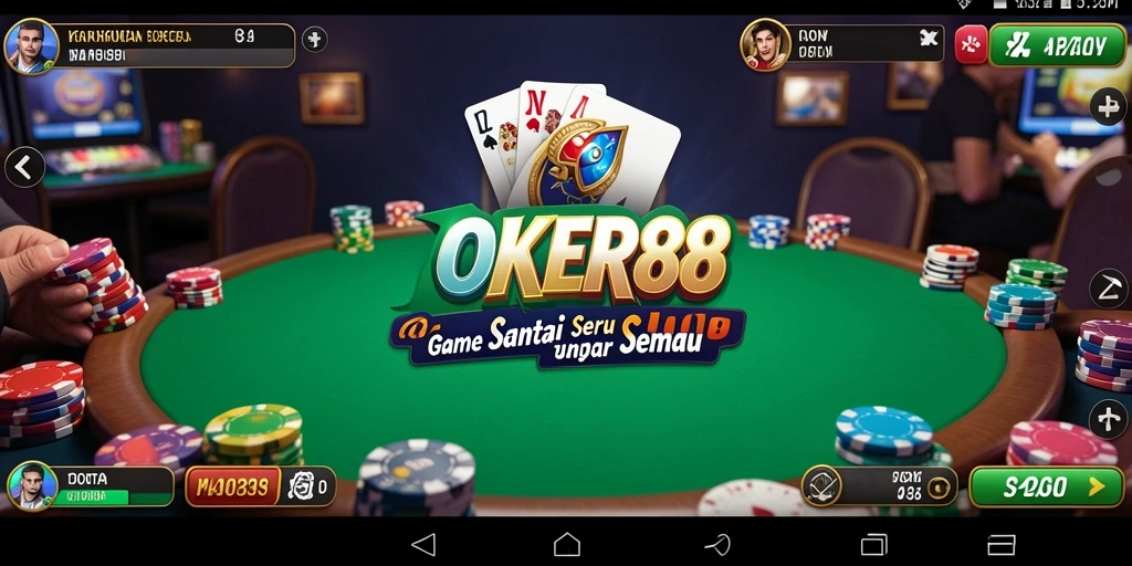Tampilan gameplay POKER88 yang menawan dan interaktif.