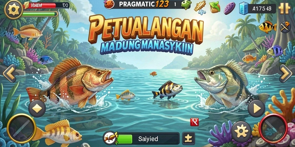 Gameplay seru PRAGMATIC123 dengan aksi memancing yang menegangkan.
