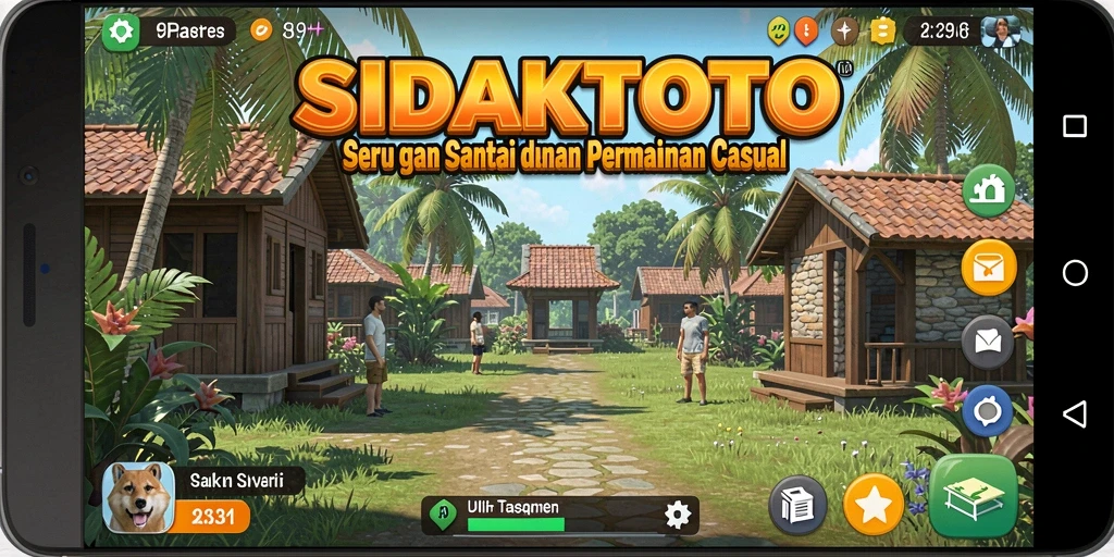 Tampilan gameplay SIDAKTOTO yang menarik dan penuh warna.