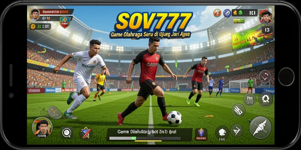 Tampilan aksi menarik dari game olahraga SOV777.